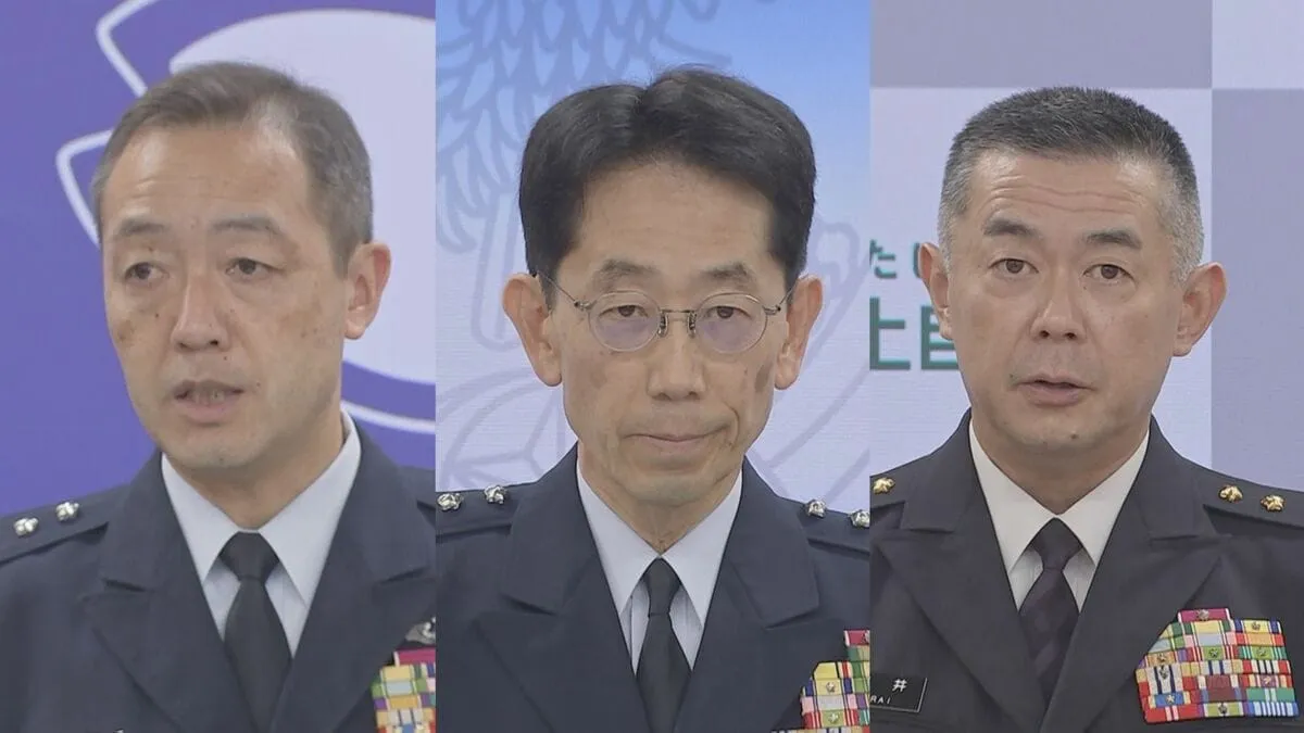 自衛隊・制服組トップらが就任会見　内倉統幕長「我が国の意思と能力を示していく」