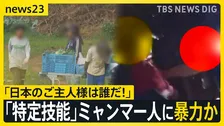 「日本のご主人様は誰だ！」北海道の農場でミャンマー人を棒で叩き…尻・胸触るセクハラか　被害の訴え【news23】