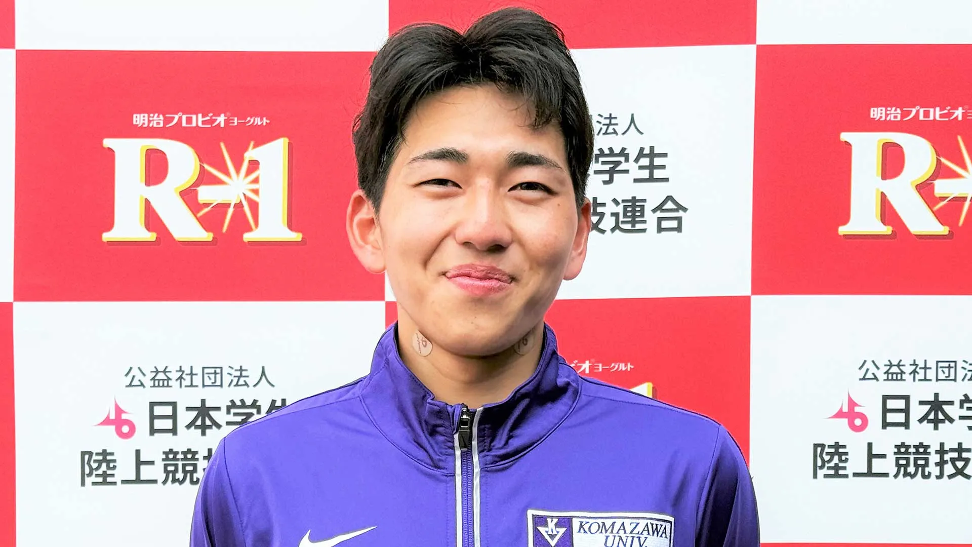 男子800mで日本記録保持者・落合晃が1分48秒17の全体トップで決勝進出「いい形で走れている」【日本学生個人選手権】