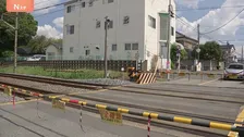 後続車を踏切内にとどめ殺害しようとしたか 団体職員の男（52）逮捕　直前に「車間が近い」などと注意か
