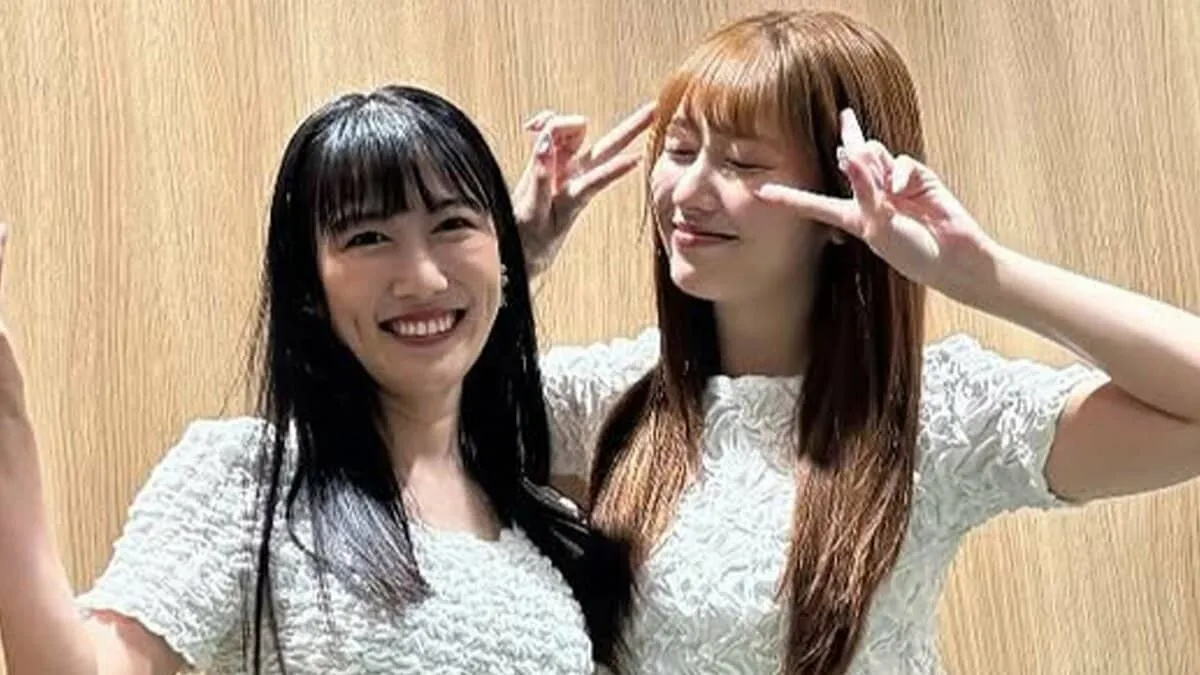 【 佐々木彩夏 & 高城れに 】　「打ち合わせなしでこれ」　運命的な「双子コーデ」にファンの反響続々　【 ももクロ 】