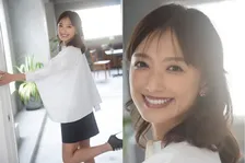 【 望月理恵 】　爽やかショットに　ファン反響　「美脚度がヤバすぎる」「綺麗かわいい❤」「モッチーかと思ったら天使だった」