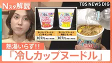 冷水5分？日清「冷しカップヌードル」にシューアイス風「薄皮パン」　企業公式“冷やしておいしい定番商品”【Nスタ解説】