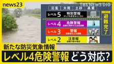 “台風6号ルート”で列島直撃か…熱帯低気圧が発生　レベル4“危険警報”…先月から運用開始の「新たな防災気象情報」どう対応？【news23】