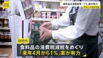 来年4月から1％案が政府内で有力に　食料品の消費税減税めぐり　月内にも最終判断の見通し