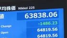 日経平均、一時1400円超値下がり　半導体関連中心に売り注文　AI関連の新興企業の収益性への懸念から　