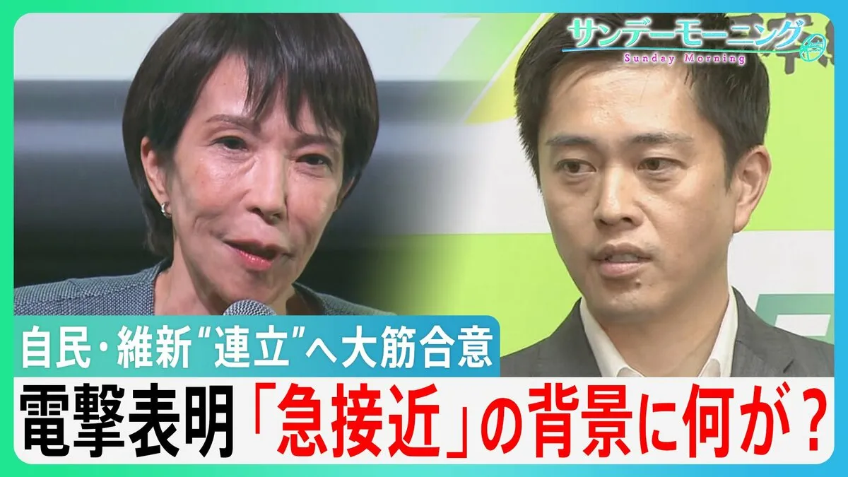 自民・維新”連立”へ大筋合意　絶対条件に「定数削減」急浮上　”すり替え”批判も　急接近の背景に何が？　【サンデーモーニング】