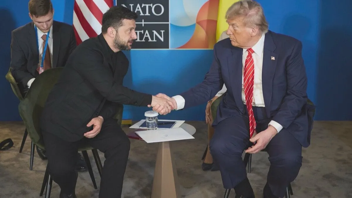 トランプ大統領とゼレンスキー大統領が対面会談　ゼレンスキー氏「停戦と真の和平実現について議論」