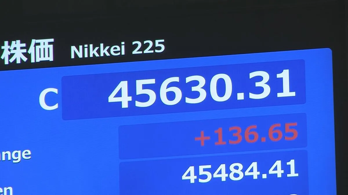 【速報】日経平均株価　再び終値としての最高値更新