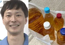 【 ごみ清掃芸人 】使用済み食用油のリサイクル「油は一般的に凝固剤で固めて可燃ごみになりますが、資源として受け取って貰えば　ごみも減ります！」【マシンガンズ滝沢】