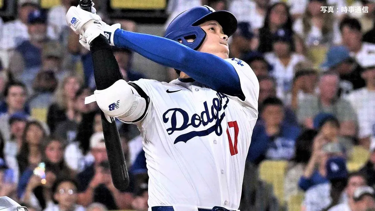 “止まらない”大谷翔平 5試合連続の37号！逆方向へ134.4mの豪快弾、日本選手の連続試合本塁打記録更新 リーグ単独トップに再浮上