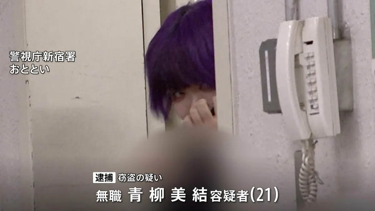 売春目的の客待ち行為していた女（21）を窃盗の疑いで逮捕　男性がホテルでシャワー浴びる間に財布から現金3万6000円を盗んだか　警視庁