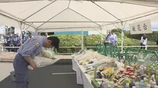 木原官房長官　きょうから熊本地震の被災地を視察　イオンモール熊本では献花