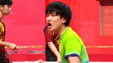 張本智和・篠塚大登ペア、銅メダル以上確定！男子ダブルスでシンガポールペアをストレートで下し準決勝進出【アジア大会・卓球】