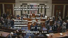 アメリカの議会下院で予算可決　政府閉鎖は解消へ　移民取り締まりをめぐる野党側の反発で成立が遅れる