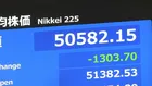 【速報】日経平均 一時1300円以上値下がり　原油高の懸念やアメリカでの株安の流れ受け