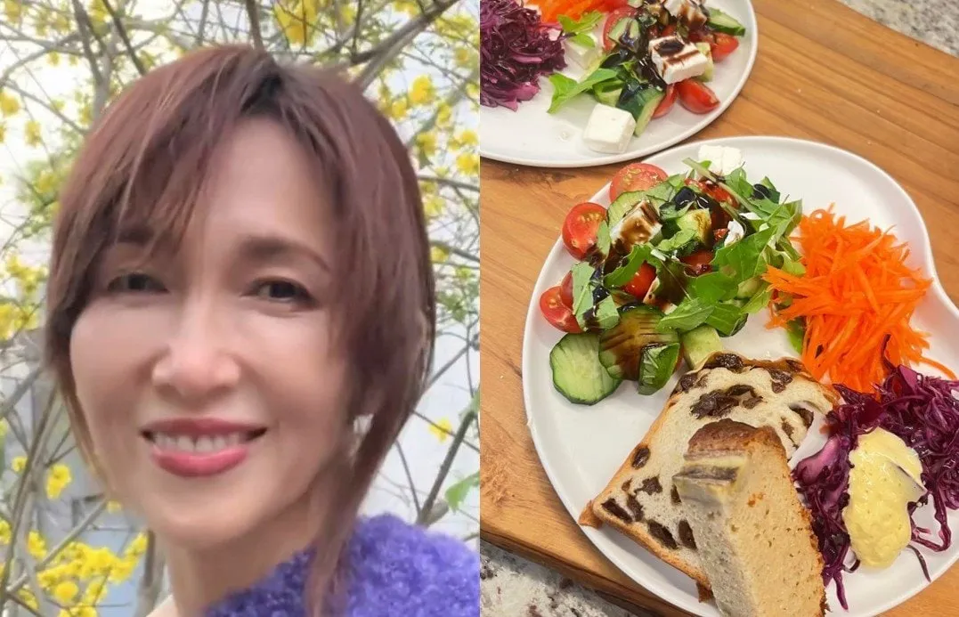 【 工藤静香 】　「美味しいトマトがあると、バジルとルッコラが庭から消える笑」　手料理の写真をアップ