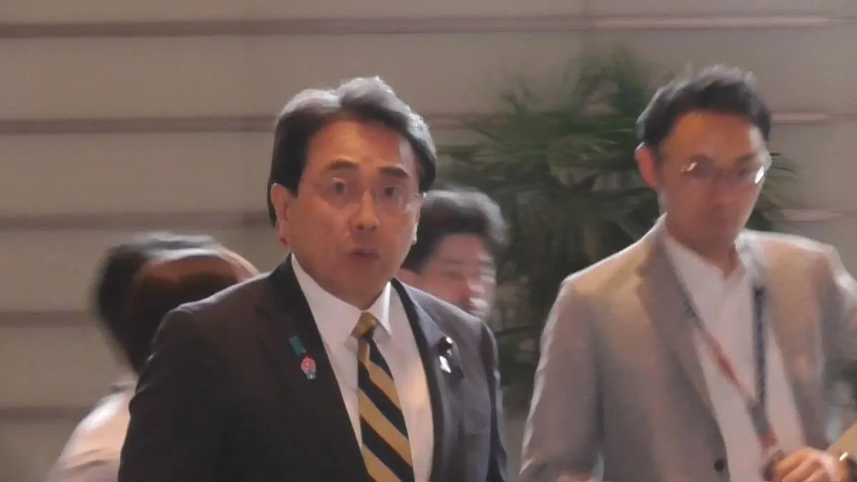 赤沢大臣 あすから10回目の訪米　80兆円投資などの共同文書最終調整へ
