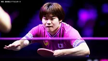 世界3位・松島輝空、中国選手を撃破し1回戦突破「1球目から声を出して気持ちを」シングルスNo.1決定戦【卓球】