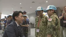 こども霞が関見学デー　小泉大臣「防衛省で撮った写真を見て、被災地や自衛隊を思い出してほしい」