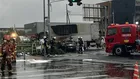 「乗用車が燃えている」乗用車とトラックが衝突　車内に3人の遺体　千葉・中央区