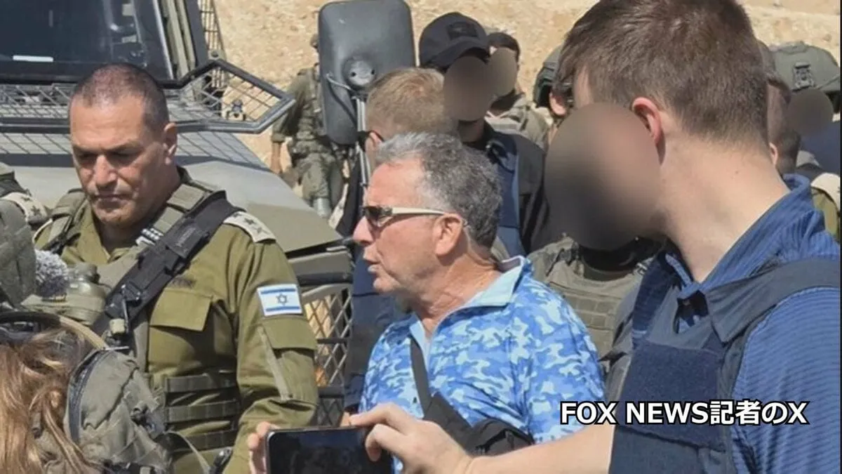 アメリカ・ウィットコフ中東担当特使　ガザ地区北部イスラエル軍の拠点を訪問　停戦実施状況を視察