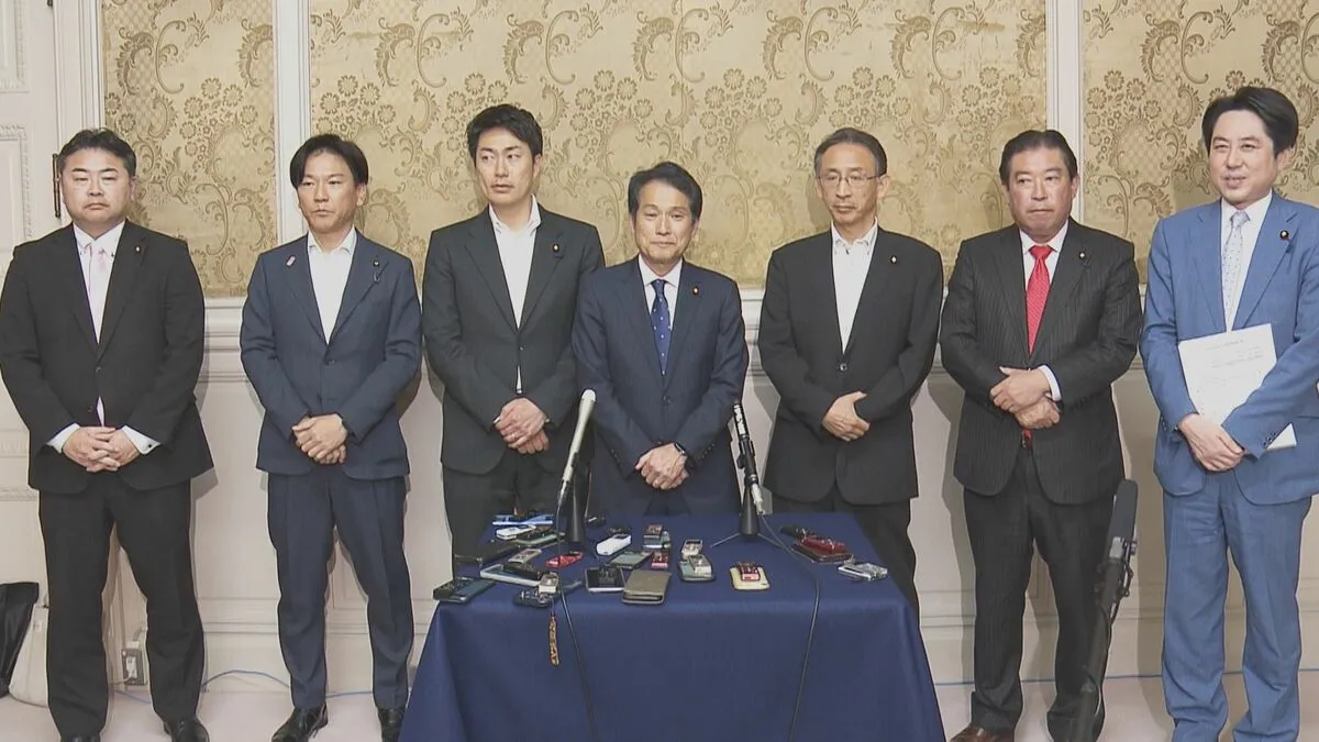 「公明・国民民主は早期の法案提出を」企業・団体献金めぐり、立憲民主などの野党が一致して呼びかけ