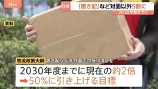 “置き配”など対面以外での宅配便受け渡しを50％に 「物流政策大綱」を閣議決定　2030年度までに現在の約2倍に引き上げ目標