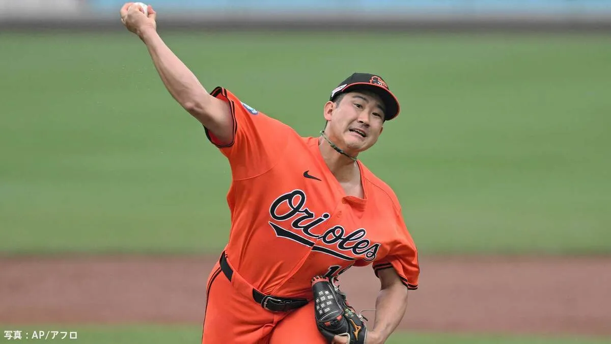 菅野智之、2戦連続で5回投げ切れず...6勝目はお預け、トラウトに先制弾浴びる、オリオールズは逆転で2連勝
