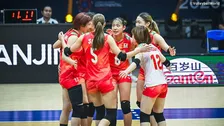 バレー女子日本代表が銅メダル！イランにストレート勝利で27年W杯出場権獲得　和田由紀子がチーム最多19得点【アジア選手権】