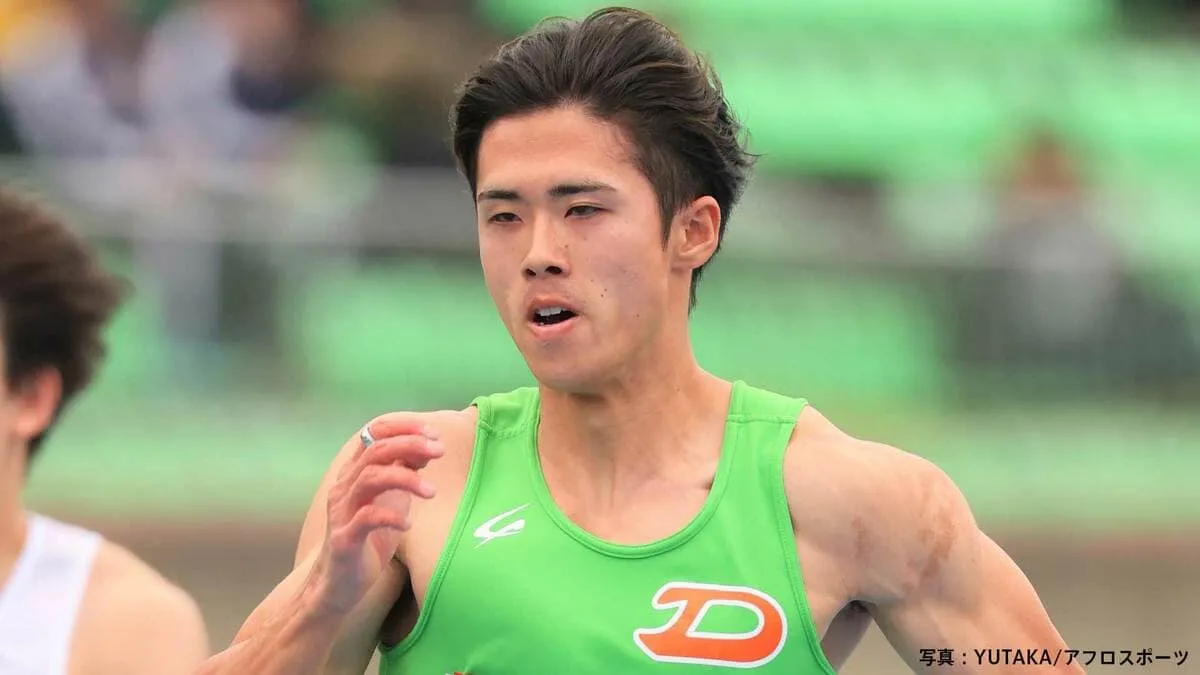 男子100mで追い風参考ながら9秒97をマーク！大東大・守祐陽がゴール直後、会場どよめく【関東インカレ】