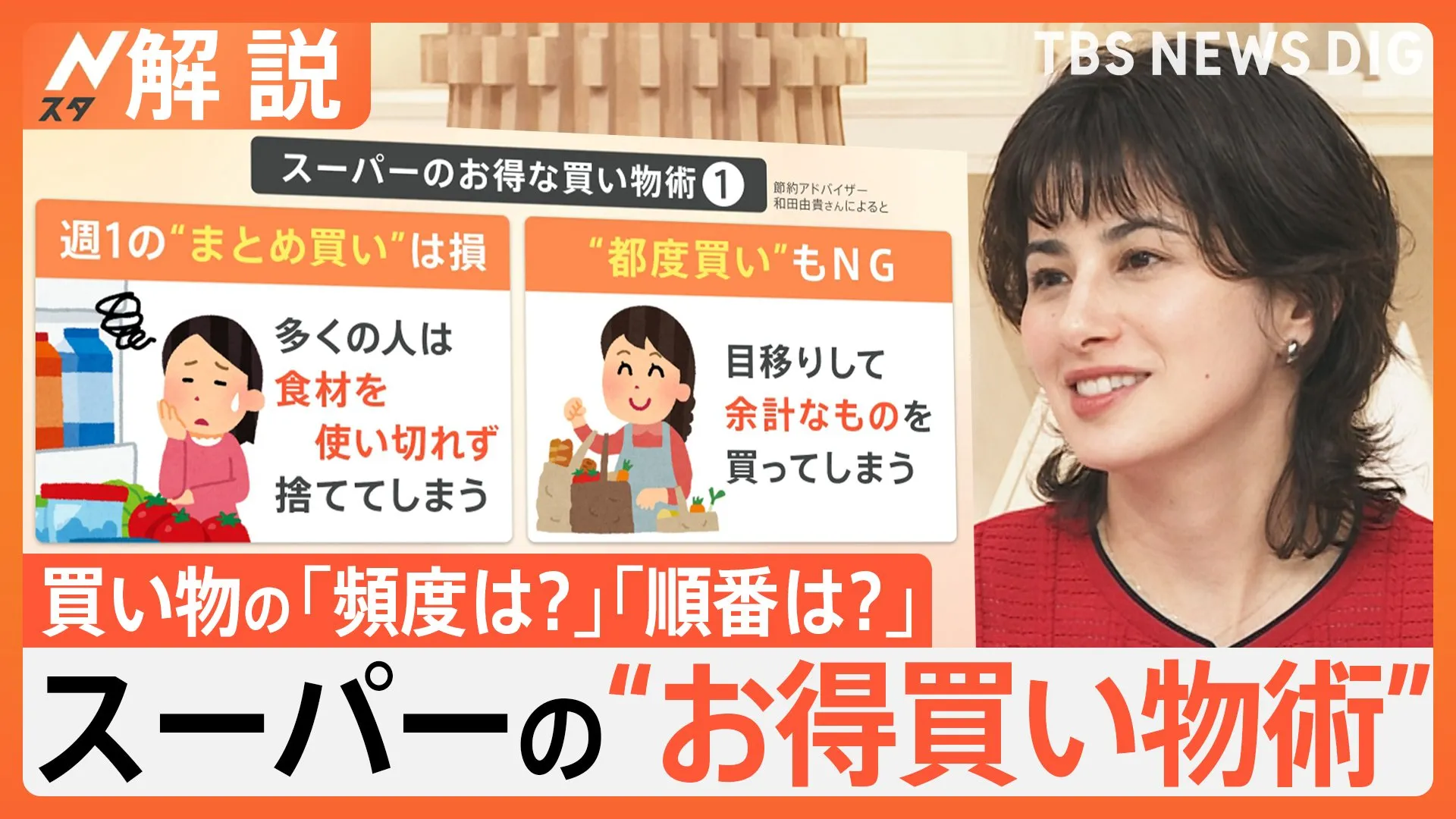 「まとめ買い」は実は損？！スーパーのお得な買い物術　“値上げ時代”にあえて値下げに乗り出すスーパーも【Nスタ解説】