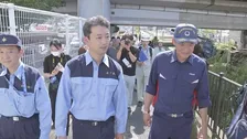 千葉豪雨　熊谷県知事が大網白里市の越水現場を視察　氾濫などへの対策「加速化していかなければいけない」