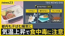 気温上昇で“食中毒”警戒…カギは細菌などを「つけない・増やさない・やっつける」注目の対策グッズとは　GWは終盤…Uターンラッシュはピークに【news23】