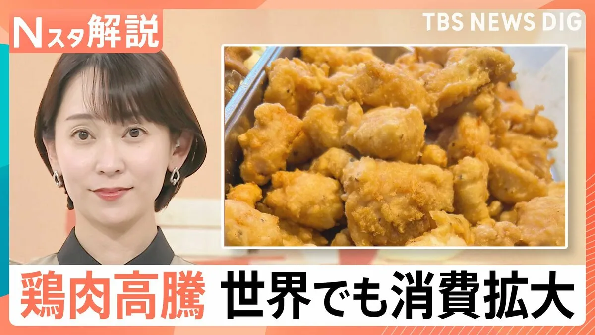 輸入鶏肉、去年から212円UP　「宗教的な制限が少ない」「安価」「健康的」で世界でも消費拡大【Nスタ解説】