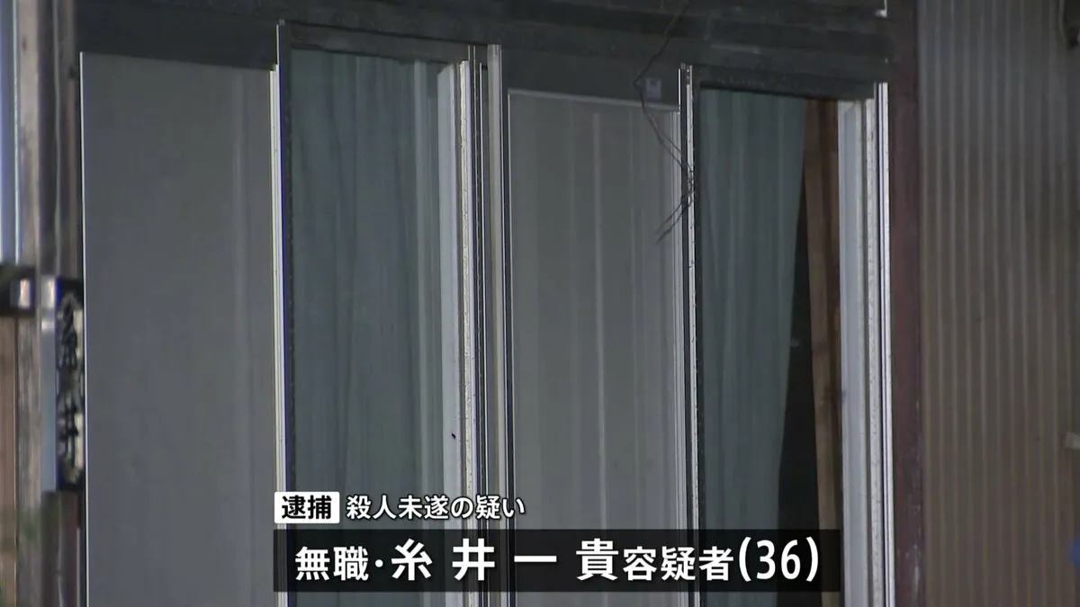 母親の首を絞めたか、殺人未遂容疑で36歳息子を逮捕　群馬・桐生市 