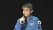 大西宇宙飛行士がISS滞在を市民らに報告　ロケットの乗り心地「多分皆さんの想像よりスムーズ」 ISS滞在中の油井飛行士との交信に会場沸く