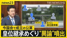 皇室典範改正案が衆院通過 「本来なら反対すべき」 皇位継承をめぐり“異論”噴出も…今国会で成立の公算【news23】