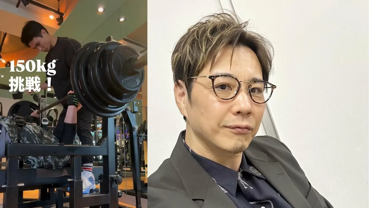 【 ライセンス 】藤原一裕さん “ベンチプレス150kg” 見事成功　47歳の肉体ますます増強