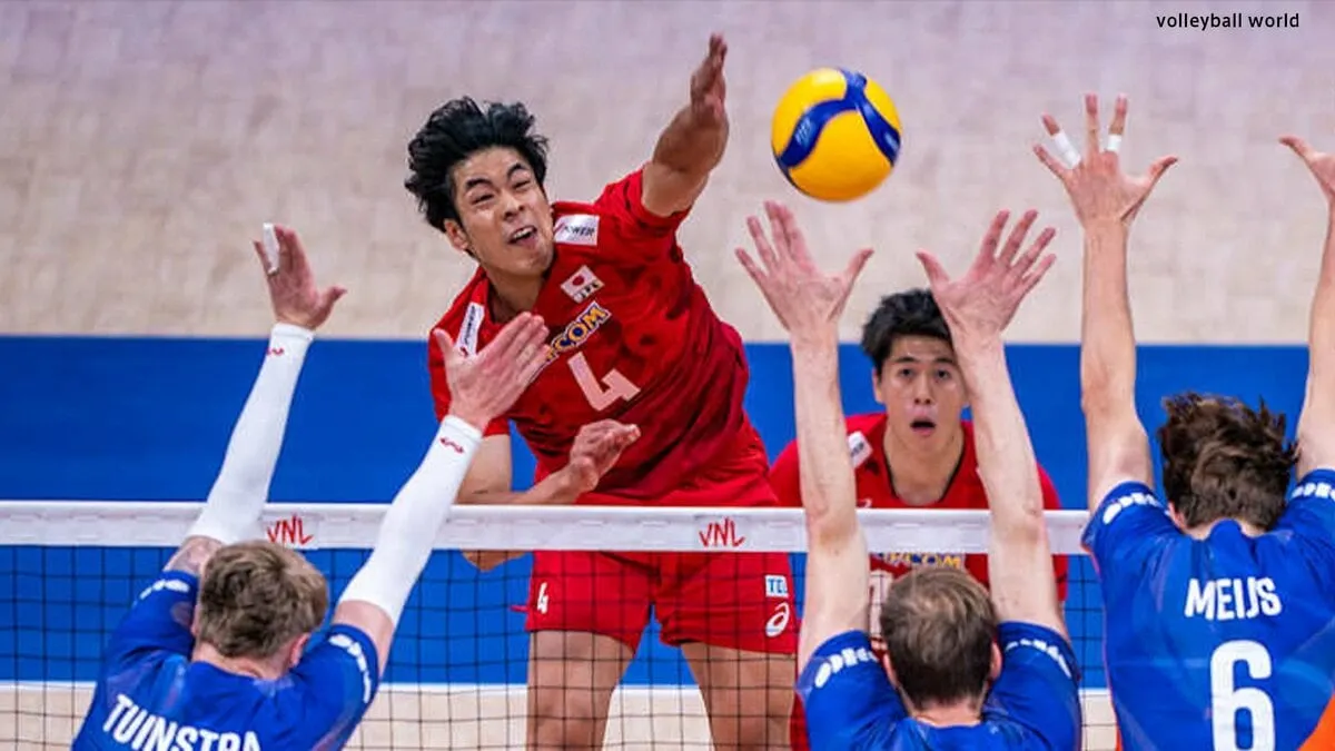 バレー男子日本代表、ストレート勝利で3勝目　平均身長2m越えのオランダにティリ采配的中【ネーションズリーグ】