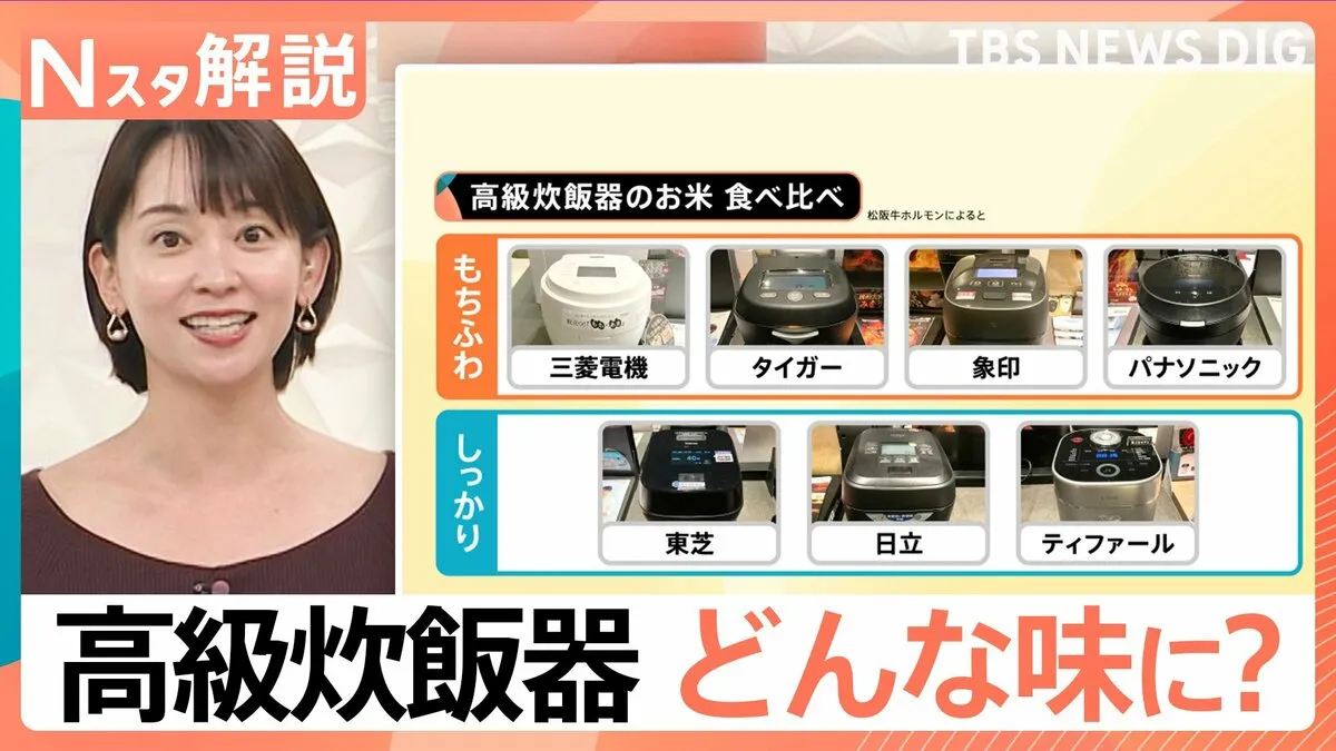 炊飯器は高級志向？1台「15万9500円」の商品登場　“70銘柄・備蓄米対応”で機能充実【Nスタ解説】