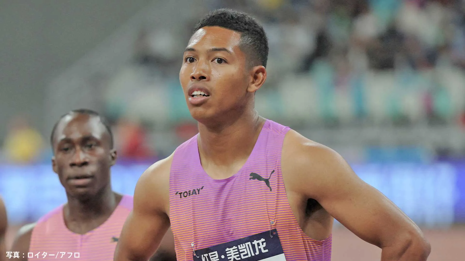 サニブラウン、今季100m初戦は10秒42の10着「ちょっとふくらはぎがつっちゃって」シンビネが1着【DL厦門大会】