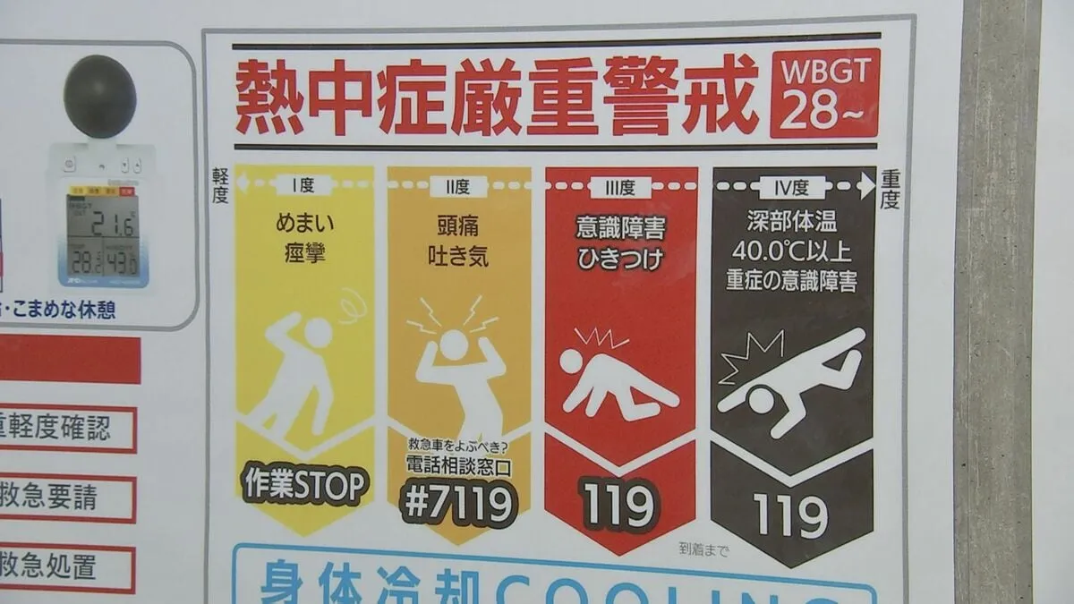 職場での熱中症対策が6月1日から義務化　死亡者は年間30人以上　対策怠ると罰則も