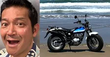 【 山口智充 】　ツーリングへ想い　「走ってますかぁ〜　いい時季ですね〜！」　バイクの写真添え　「これからまだまだ色んなバイクに乗ってみたい！」