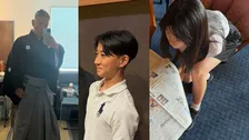 【 市川團十郎 】「千穐楽おえ　東京着！」親子3人揃い踏み初全国巡業公演 “プライベートショット満載” 投稿