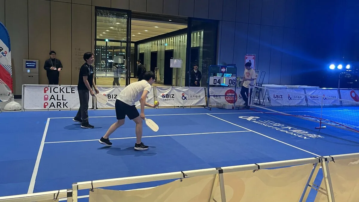 話題のスポーツ“ピックルボール”の企業対抗戦が日比谷で開催「スポーツを通じてワーカーの方にリアルの体験価値を」　