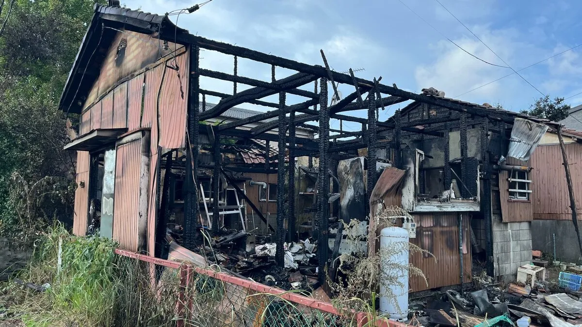 千葉県木更津市吾妻の木造平屋住宅で火事　1人遺体で発見　住人と連絡取れず