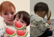 【中川翔子】「弟くんがブラシで自分でヘアケアするのにハマっててかわゆすぎる」双子の子育ての近況を報告