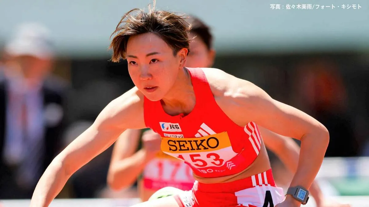 女子100ｍＨ・寺田明日香が12秒85で優勝！ 追い風参考も自己ベスト上回る好走　アジア選手権銀の田中佑美は3着【布勢スプリント】