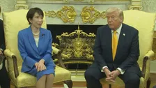 トランプ大統領 日中関係「少しぎくしゃくしているようだ」